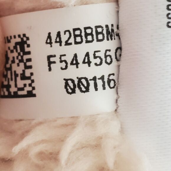 American Eagle Terry Lined Coat Tan Tartan Plaid Button Up Cozy Grunge Outdoor - Picture 10 of 12